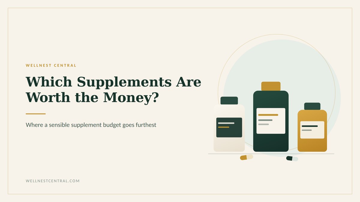 Read more about the article Which Supplements Are Worth the Money? A Practical Value Guide