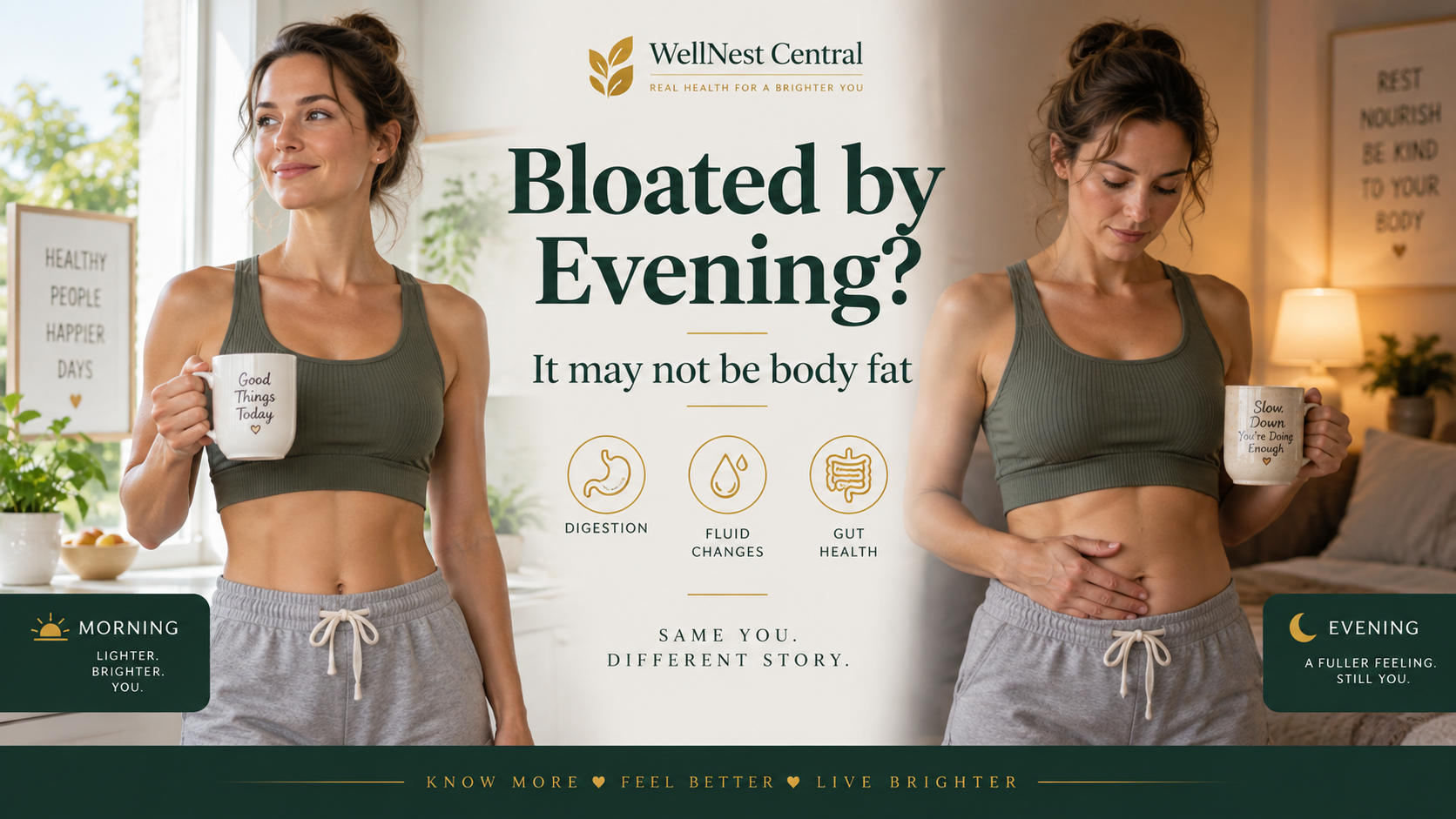 Read more about the article Bloated by Evening? Why Your Stomach Looks Bigger at Night