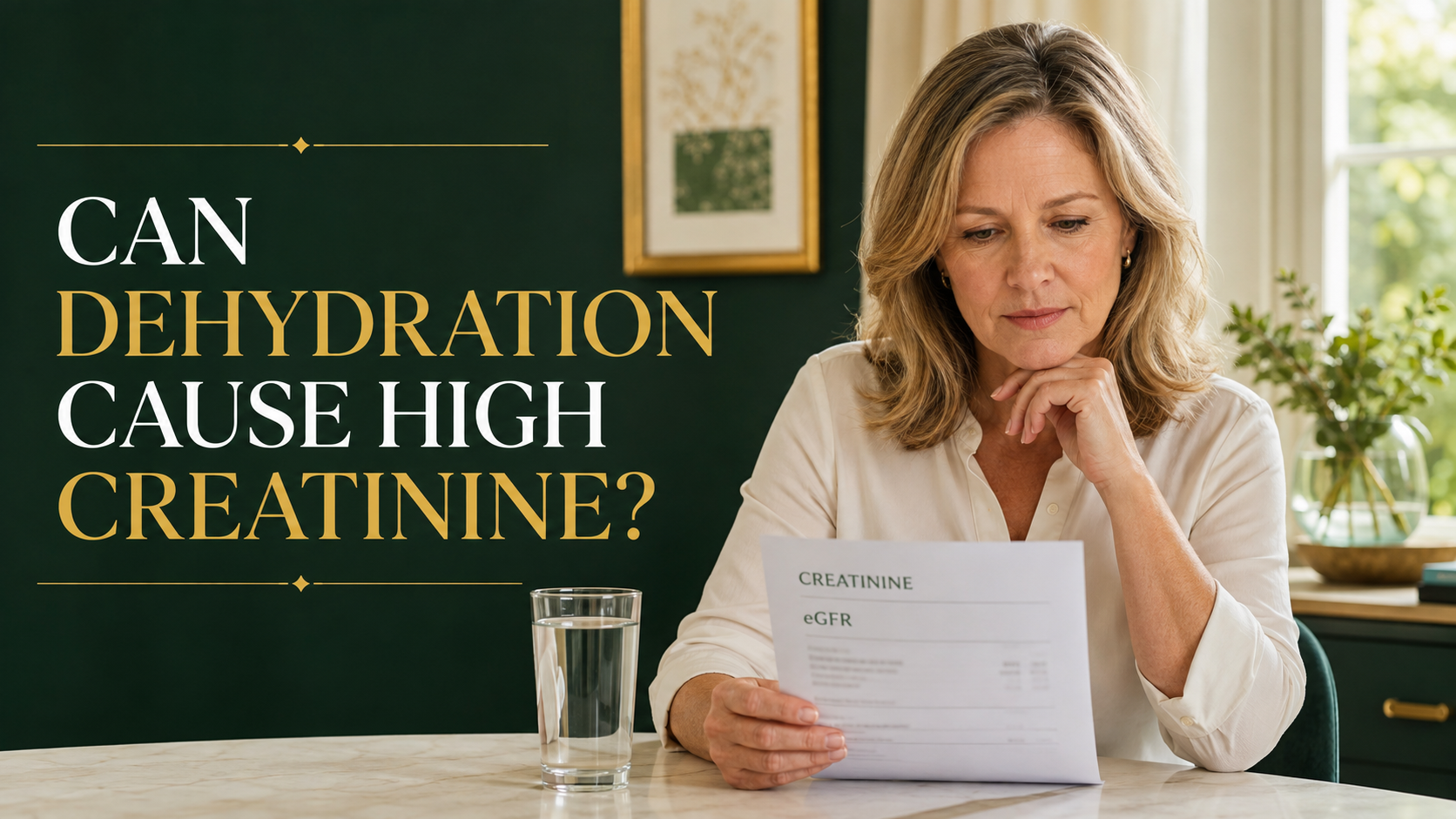 Read more about the article Can Dehydration Cause High Creatinine? What to Know